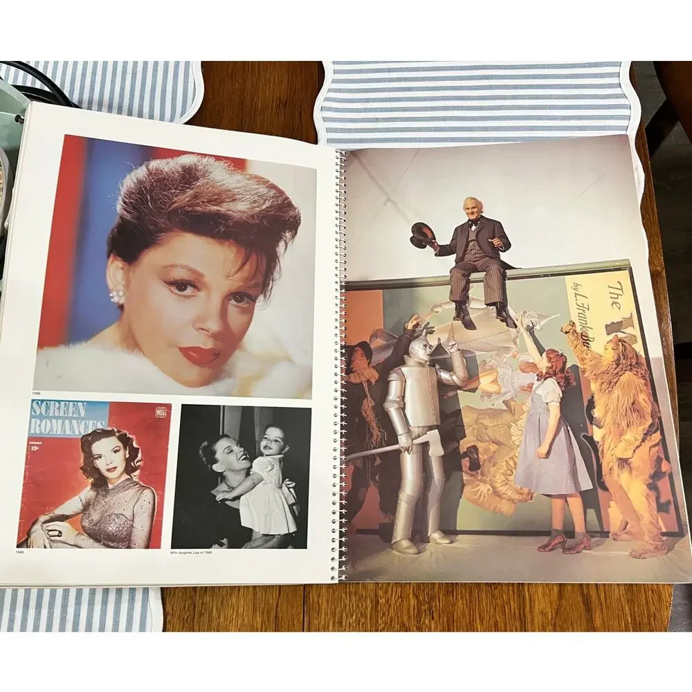 1974 50 Super Stars Spiral Bound Book John Kobal Marilyn Monroe John Wayne